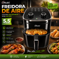 Freidora de aire inlec de 5.5 litros