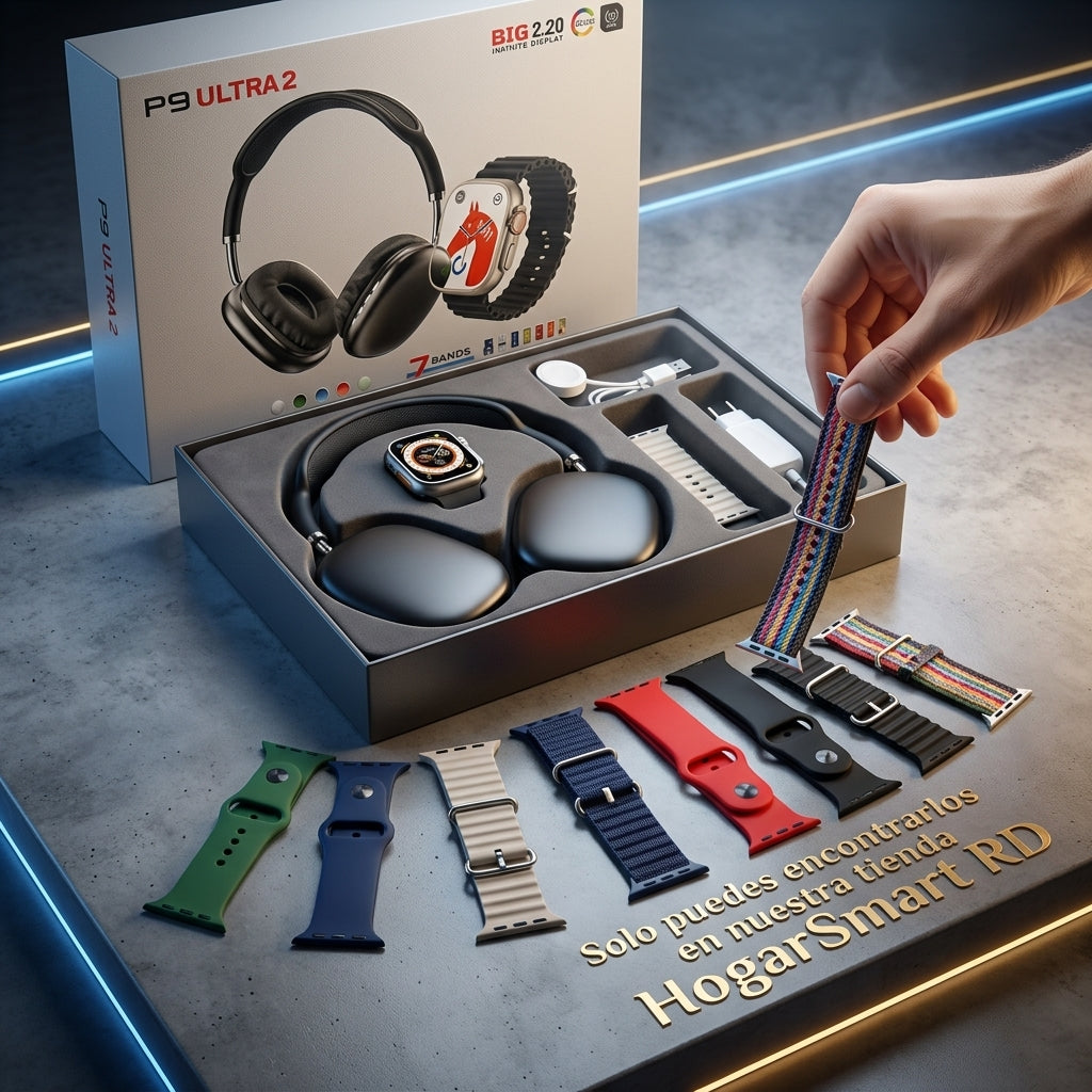 🎧 Combo Combo P9 Ultra 2 | Tecnología y Estilo Completo