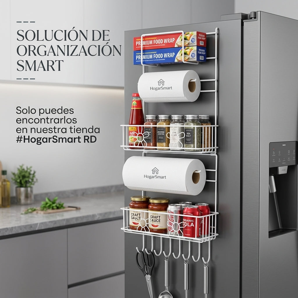 Solución de Organización Smart | Estante Magnético Multifuncional